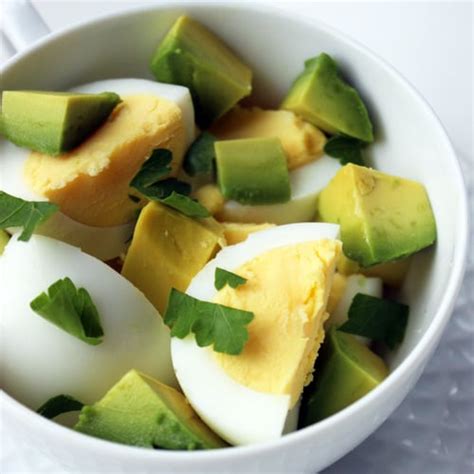 Hard-Boiled Eggs With Avocado | POPSUGAR Fitness