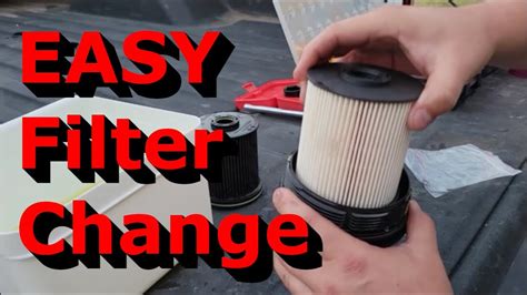 Replace Diesel Fuel Filter | 2020 Chevrolet Silverado HD Duramax - YouTube
