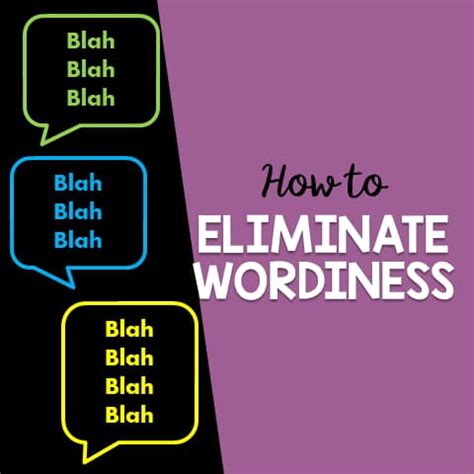 Concise style: How to eliminate wordiness effectively?