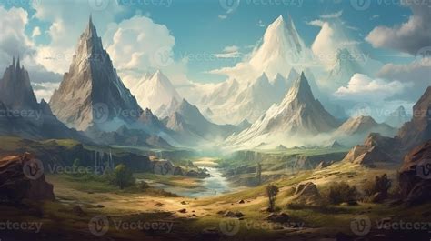 Concept Art Landscape Mountain