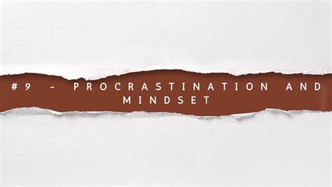 To conquer fitness & finance goals, what mindset shift defeats procrastination?