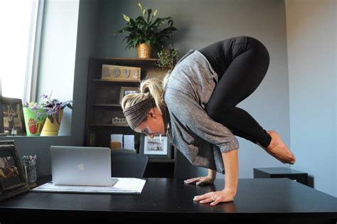 Desk stretch: Easy yoga moves for work - Times Union
