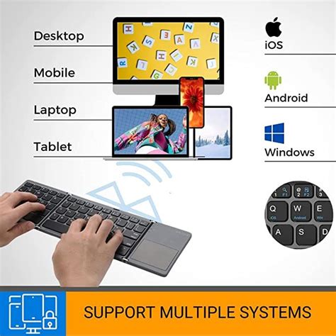 Portable Wireless Bluetooth Multi-Purpose Foldable Keyboard : | by ...