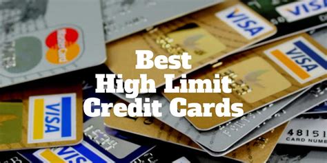 7 Best High Limit Credit Cards | Investormint