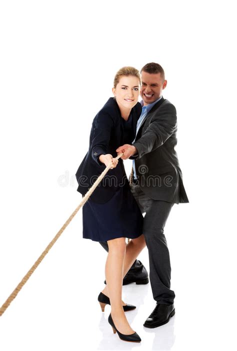 Businesspeople Supporting Each Other Stock Photo - Image of supporting ...