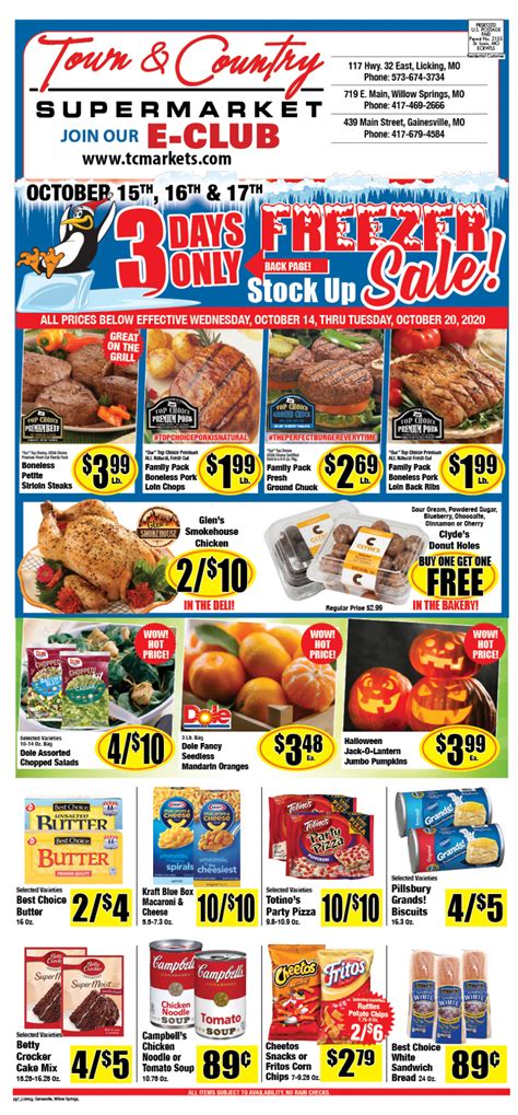 Licking Ad - Town & Country Supermarkets