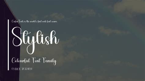 Stylish Colourful Font : Download Free for Desktop & Webfont