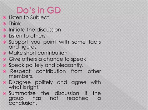 Group Discussion | PPTX