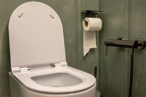 Stylish toilet minimalist restroom modern bathroom | Free Photo