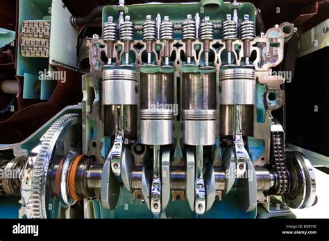 Audi V6 Engine Cutaway Drawing