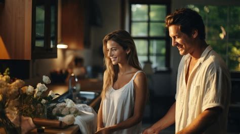 Premium Photo | Happy Couple Enjoying Quality Time Together in a Cozy ...