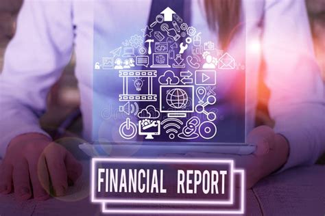 Writing Note Showing Financial Report. Business Photo Showcasing Formal ...