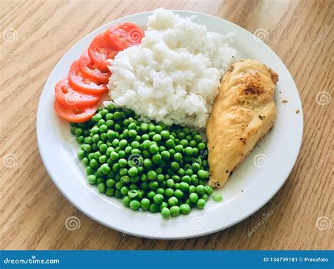 Healthy Balanced Food Plate Stock Image - Image of fresh, diet: 134739181