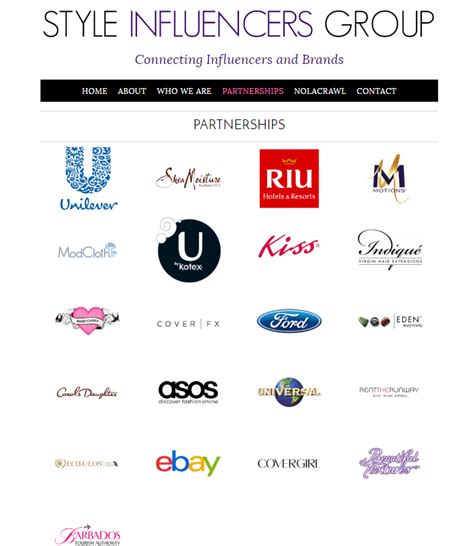 Style Influencers Group Partners