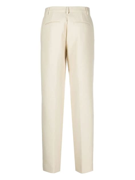 Closed satin-finish Tailored Trousers | Neutrals | FARFETCH BE