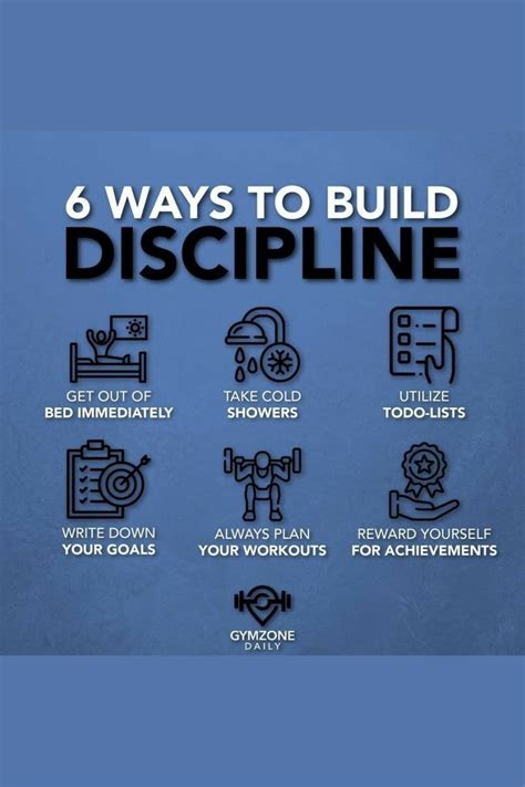 6 ways to build discipline – Artofit