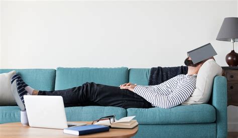 Premium Photo | Man is sleeping the stress away