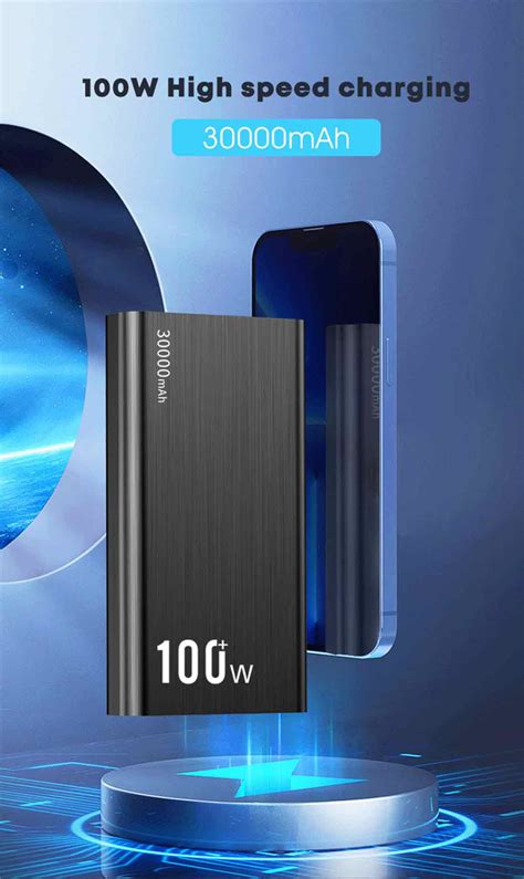 Stw 100w Laptop Portable Power Bank 30000mah Fast Charging Mobile Pd ...