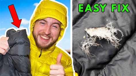 Repair torn rain jacket in field?