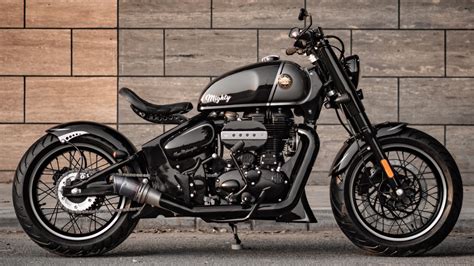 This Royal Enfield Classic 350 bobber is a hand-built attention grabber ...