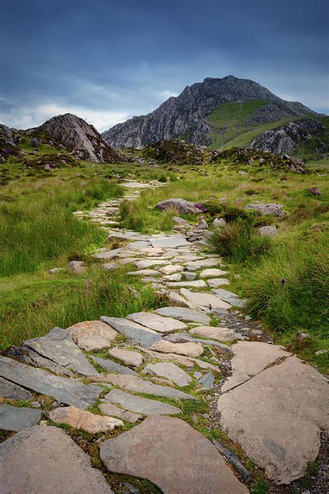 Pathway to Y Garn mountain, North Wales Photograph by Victoria Ashman ...