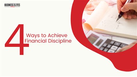 4 ways to Achieve Financial Discipline.