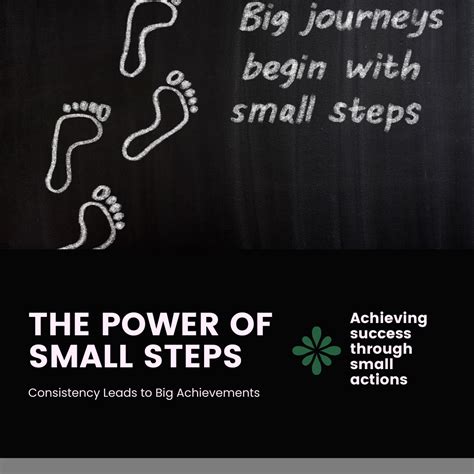 The Power of Small Steps: Achieving Big Goals Through Consistency. | by ...