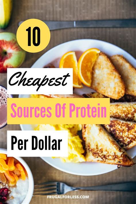 10 Cheapest Sources of Protein Per Dollar | Frugal For Less | Healthy ...