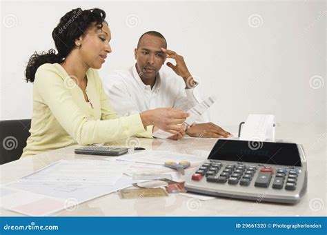 Couple Planning Their Financial Budget Stock Photo - Image: 29661320