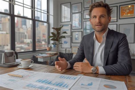 Financial Advisor Meeting discussing investments with clients table ...