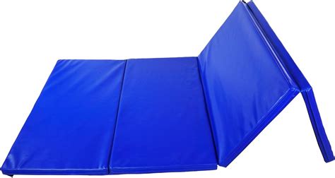 HOMCOM Folding Gym Exercise Mat Foldable Soft Thick Panel Foam Matress ...