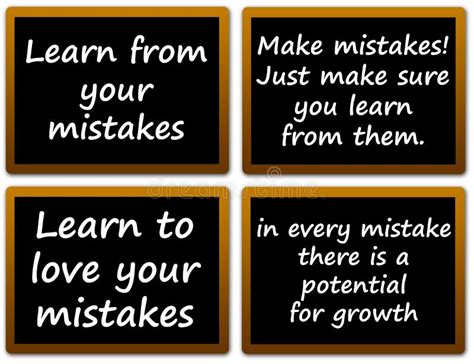 Learning from mistakes stock illustration. Illustration of growth - 33596918