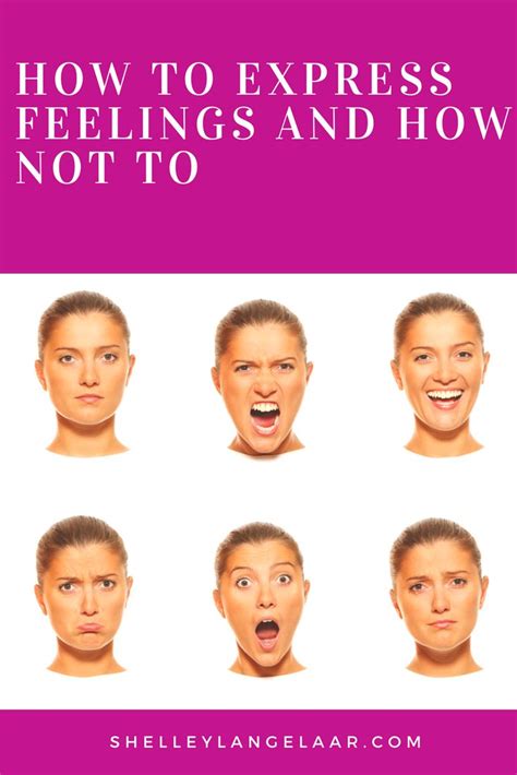 How to Express Feelings...and How Not to - | How to express feelings, Feelings, Feeling unimportant