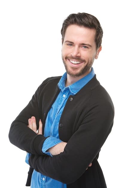 Premium Photo | Charming young man smiling