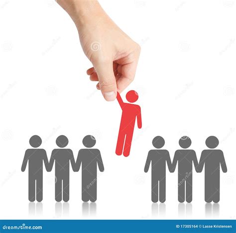 Choosing stock illustration. Illustration of chosen, employee - 17305164