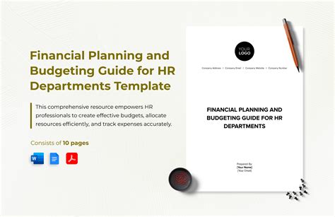 Financial Planning and Budgeting Guide for HR Departments Template in ...