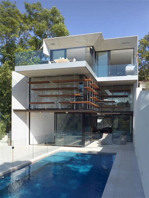 20 Modern Hillside House Designs 2018 | Fachadas casas minimalistas, Arquitectura casas ...