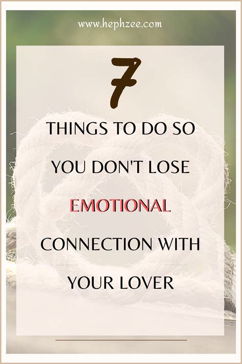 Emotional connection – Artofit
