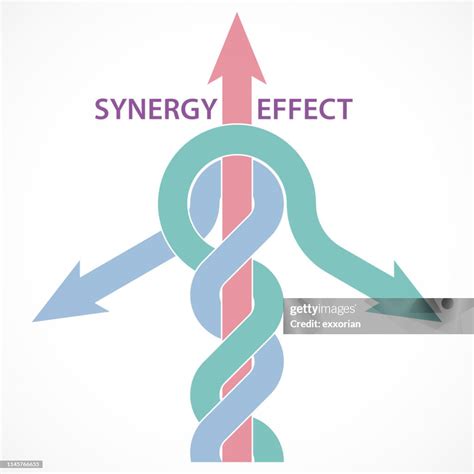 Synergy Effect At Arrow Series High-Res Vector Graphic - Getty Images