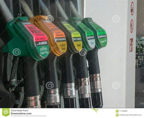 Fuel pump nozzles editorial image. Image of excise, pump - 117308980