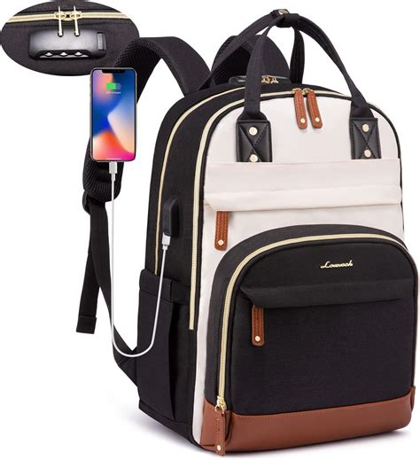 Amazon.com: LOVEVOOK Laptop Backpack for Women, Fashion Travel Work ...