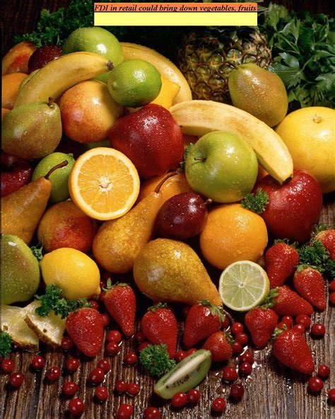 FDI in retail could bring down vegetables, fruits | Fruits Facts