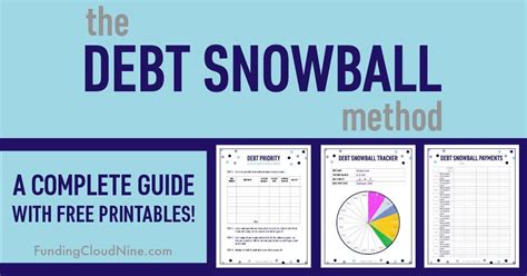 The Debt Snowball Method: A Complete Guide with Free Printables