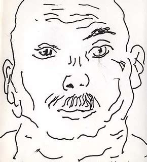 portrait drawing in line ink on paper expressive portraits… | Flickr