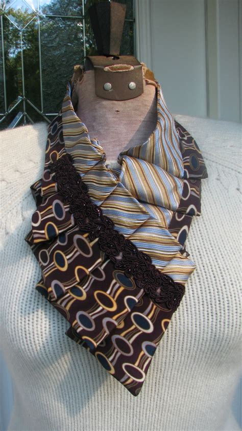 Trendy Silk Ascot Pleated Ascot Ruffled Silk Scarf - Etsy