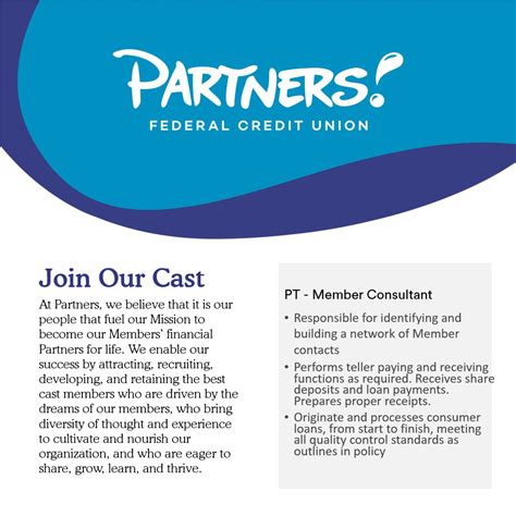 Partners Federal Credit Union on LinkedIn: A new opportunity to join ...