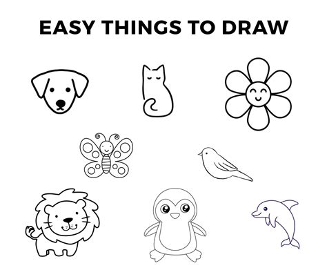 Easy Things to Draw (Drawing Ideas When You’re Bored) – CreativeBooster