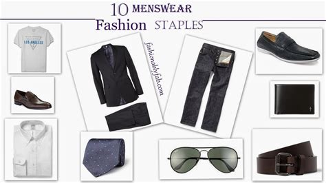 10 Menswear Fashion Staples - Fashionably Fab Blog