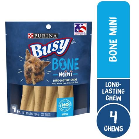 Purina Busy Bone Mini Chew Small Breed Dog Treats, 4 ct - Kroger