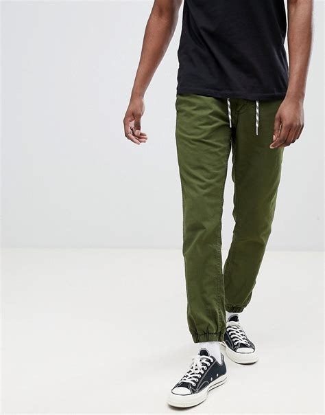 Esprit Chino Jogger With Cuffed Hem, $35 | Asos | Lookastic